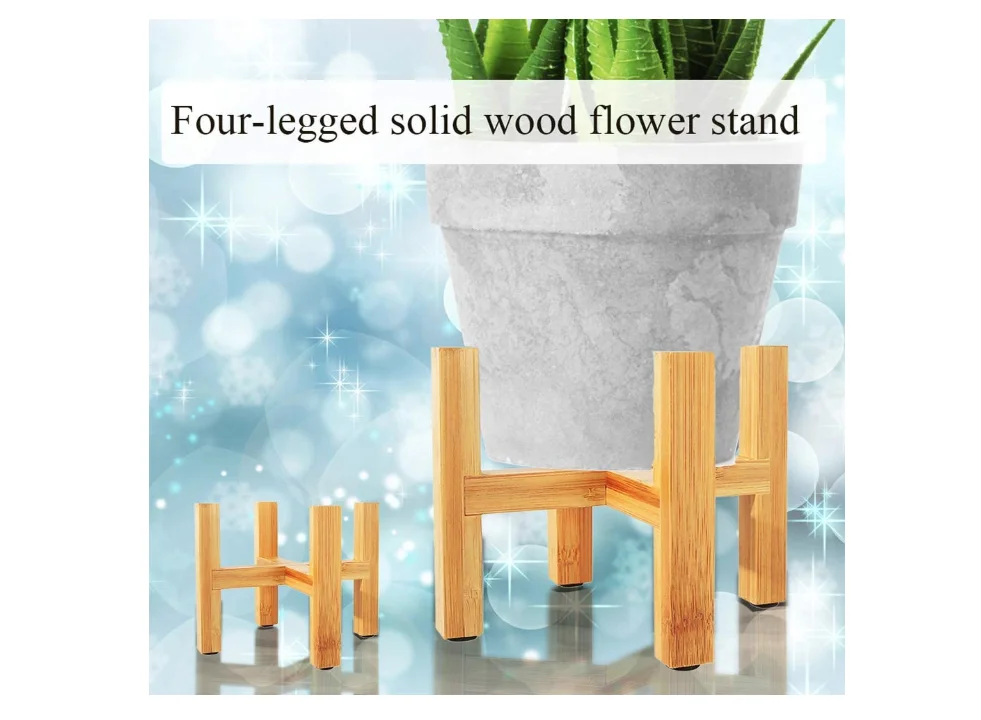 Прочные Деревянные Кашпо Горшок Лотки цветочный горшок держатель сильный