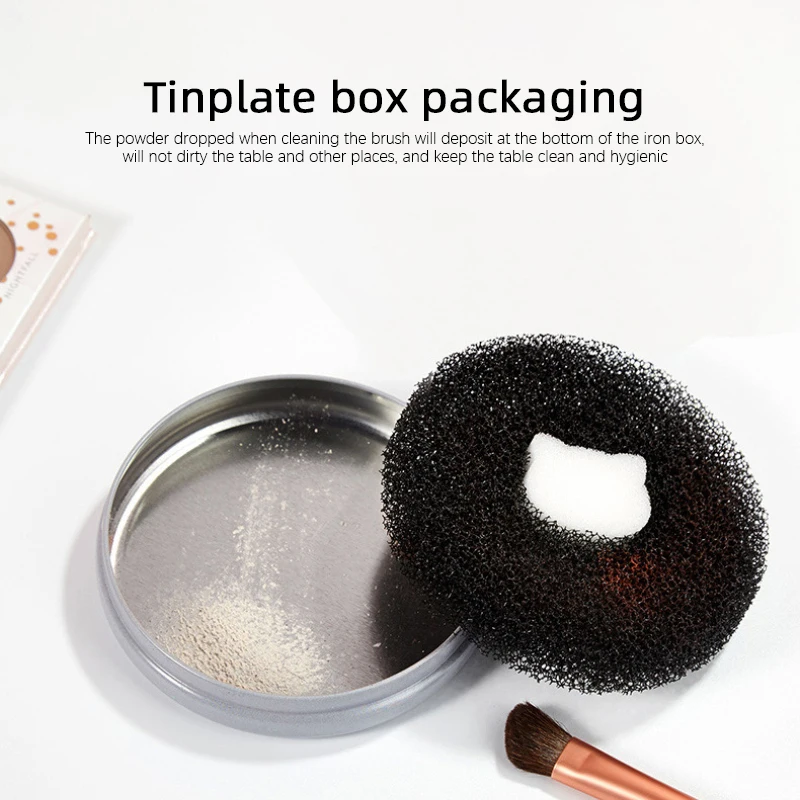 Портативное средство для очистки кистей макияжа Женская Косметическая кисть
