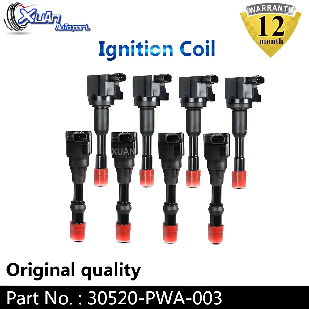 XUAN передняя катушка зажигания 30520 PWA 003 для HONDA CITY CIVIC 7 8 VII viiiya JAZZ FIT 2 3 III 1 4 UF373 CM11