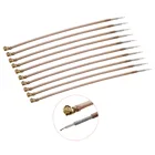 10 шт., разъем IPX IPEX U.fl Ufl с одной головкой, коннектор RG178, перемычка с отверстием для кабеля 57101520304050 см