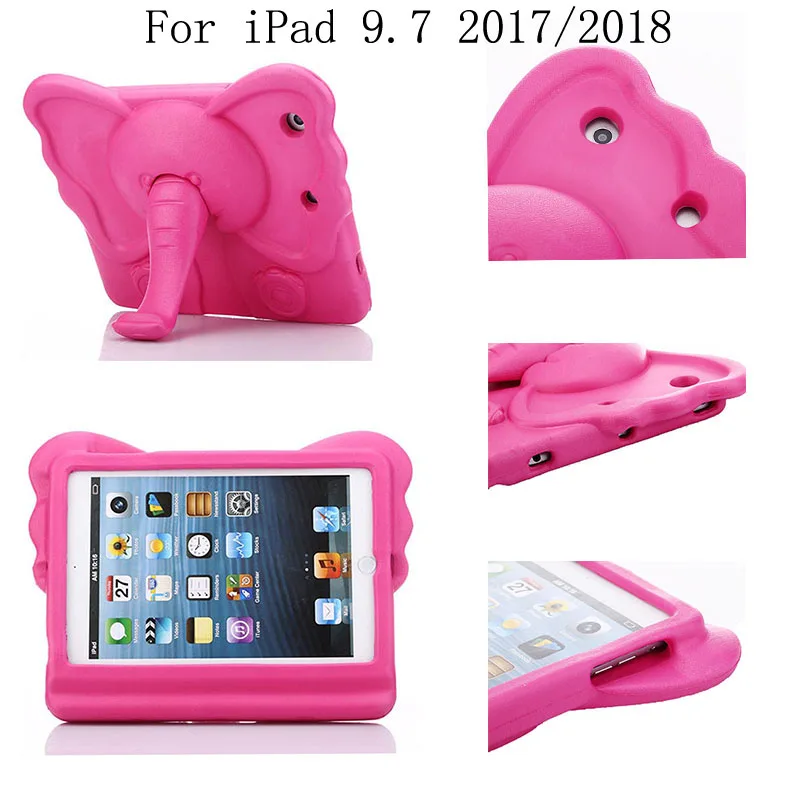 Лидер продаж чехол для планшета iPad 9 7 2017/2018 милый 3D мультяшный со слоном носом