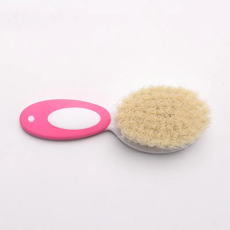 Детская Массажная щетка для волос расческа из натуральной шерсти мягкая | Мать и