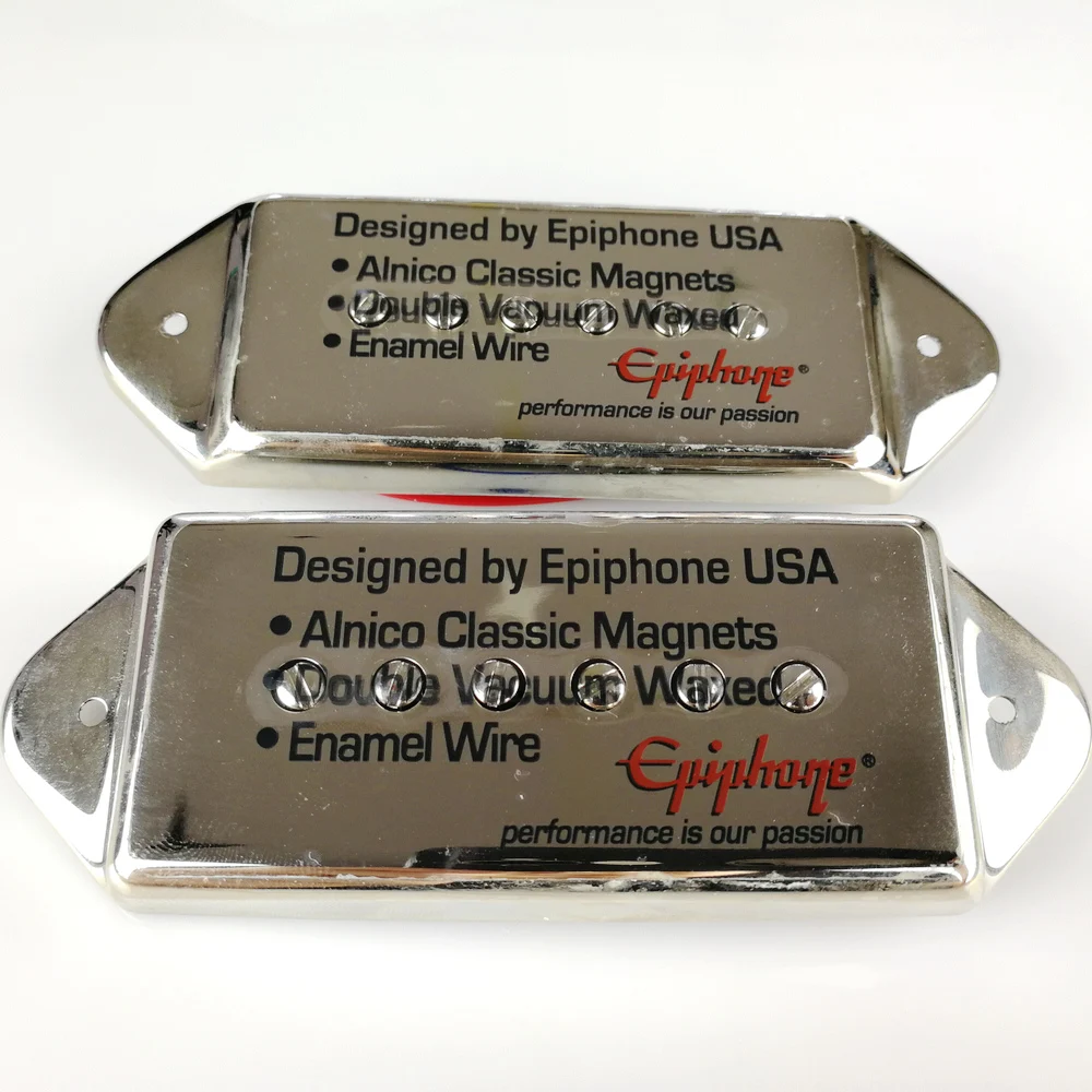 1 set epi pickups jazz gitarre metall pickups custom p90 pickups elektrische gitarre humbucker pickups chrom gold silber free global shipping