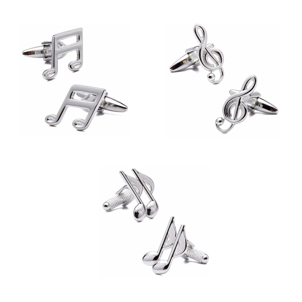 

Запонки HAWSON с музыкальной надписью, блестящие простые металлические запонки для мужчин, французские манжеты/рубашки, ювелирные изделия, подарок на одежду