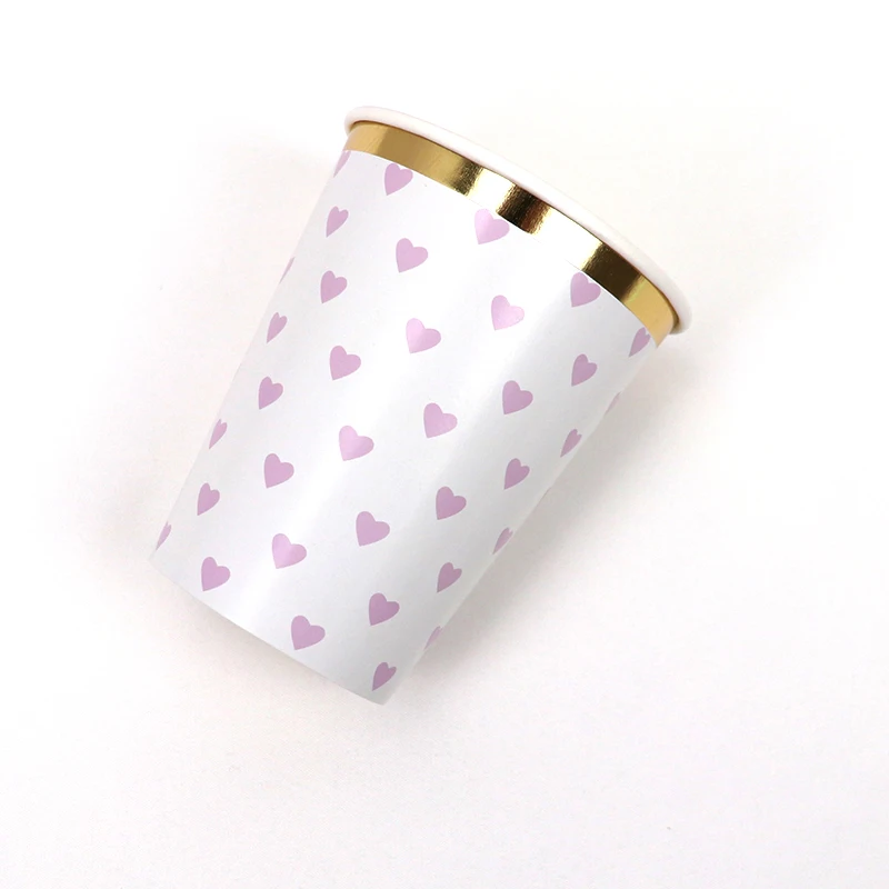 65 шт./лот фиолетовые вечерние одноразовые столовые приборы бумажная тарелка в