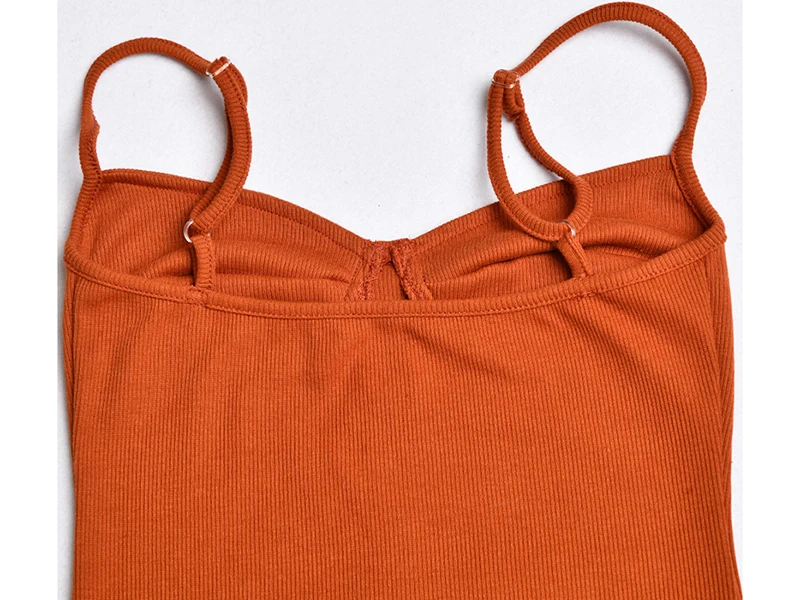 Сексуальные женские с v-образным вырезом Спагетти ремень однобортные пуговицы