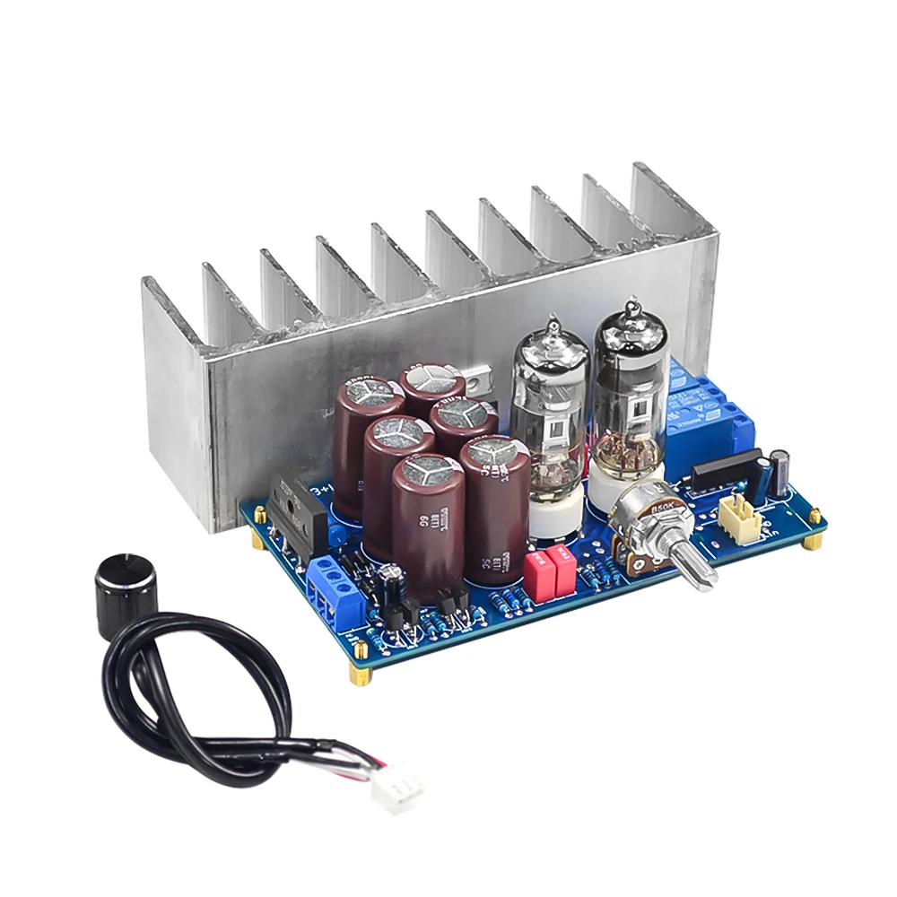 AIYIMA HiFi LM1875 усилитель аудиоплаты 30Wx2 предусилитель 6J3 трубчатый для мобильного
