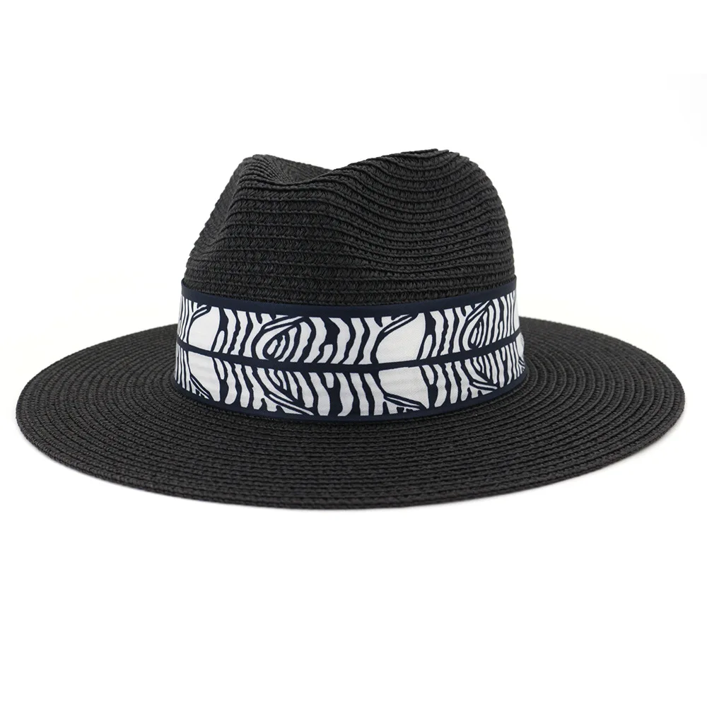 Соломенная шляпа для отдыха мужчин и женщин индивидуализированная Праздничная с
