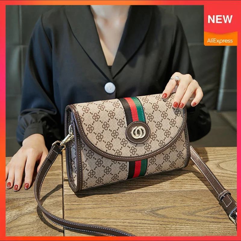

Designer Bag High Quality Printing Leather Bag Classic Vintage Crossbody Bags Fashion Handbag Cowhide Shoulder Bags For Women