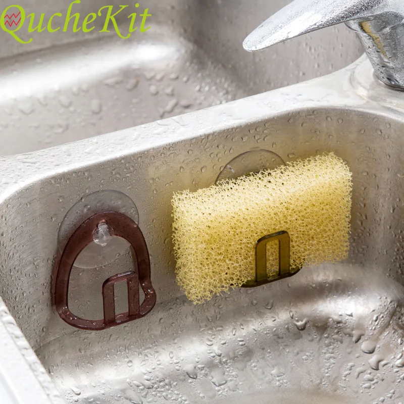 Полка для кухонных принадлежностей на присоске полка слива раковины полотенец