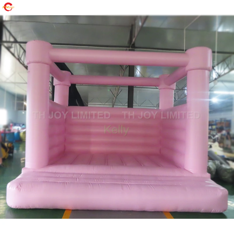 Небесно-Голубой надувной батут замок для свадьбы дешевые надувные свадебные с