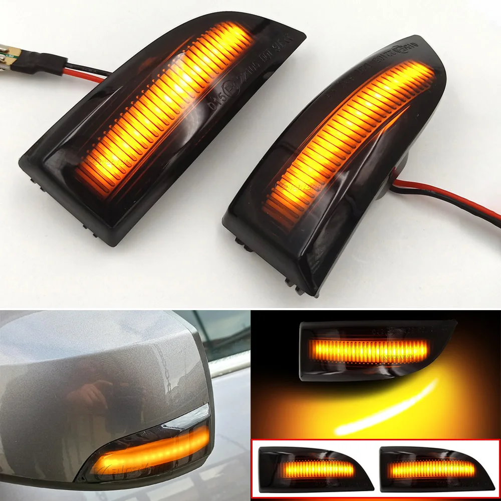 

Dynamic LED Turn Signal Light Mirror Sequential Indicator Lamp For Renault Megane MK3 Grand Scenic Fluence Latitude Safrane