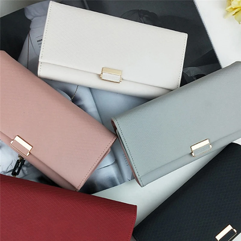 

Women Wallets Pu Leather Purses Female Long Hasp Wallet Ladies Large Capacity Money Bag Phone Purse Card Holders Clutch