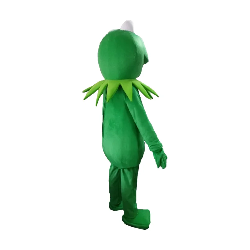 Лидер продаж мультяшный талисман-лягушка Kermit костюм для взрослых размер на