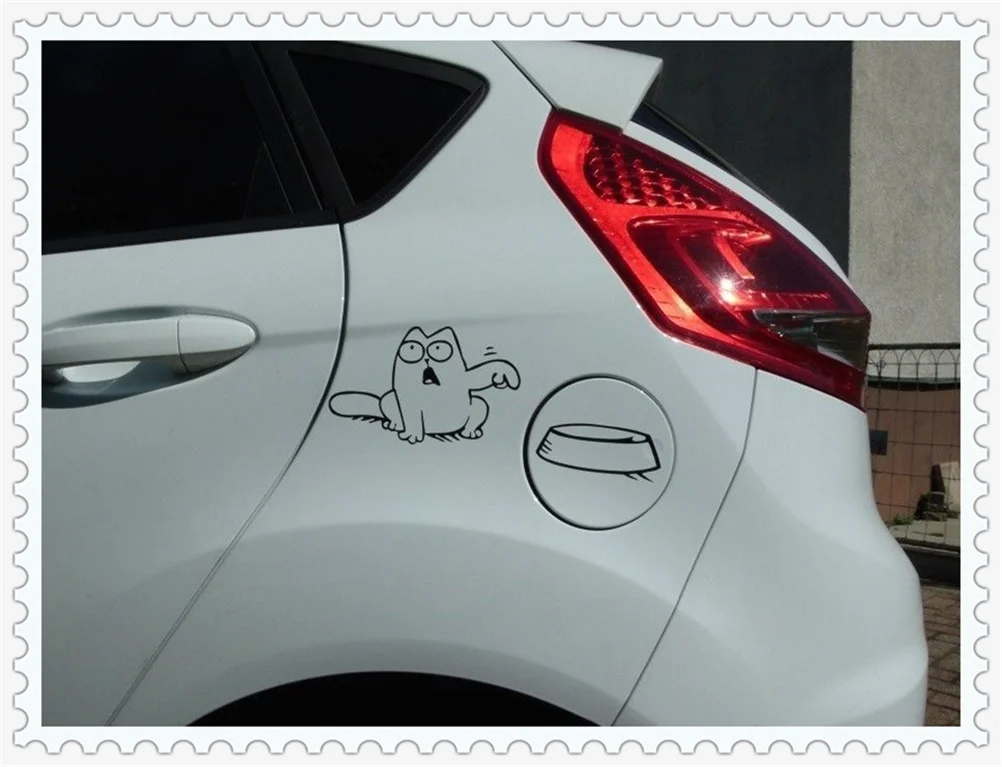 1 шт. забавная виниловая Авто Наклейка на стену для ноутбука топливный бак