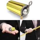 Телескопическая палочка для самозащиты, Золотая растягивающаяся волшебная игрушка для снятия стресса, 1,1-1,5 м