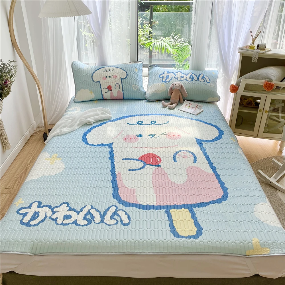 Набор летних постельных принадлежностей с рисунком мороженого простыня для