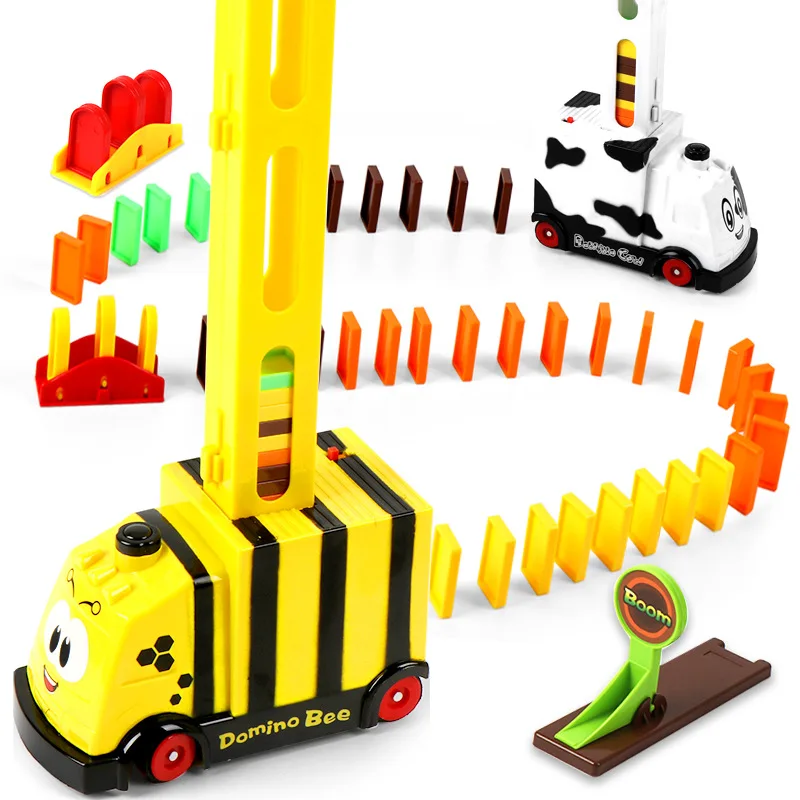 

DIY Automatic Delivery Electric Toy Car Children Puzzle Building Blocks