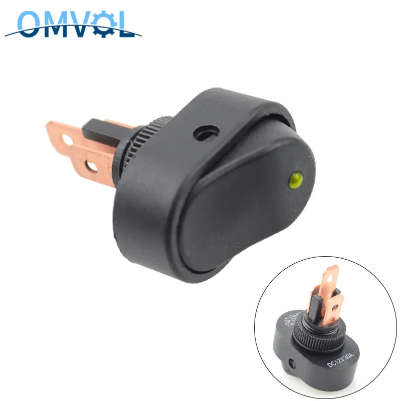 1 шт. модификация автомобиля светодиодная подсветка кулисный переключатель 12В 30А