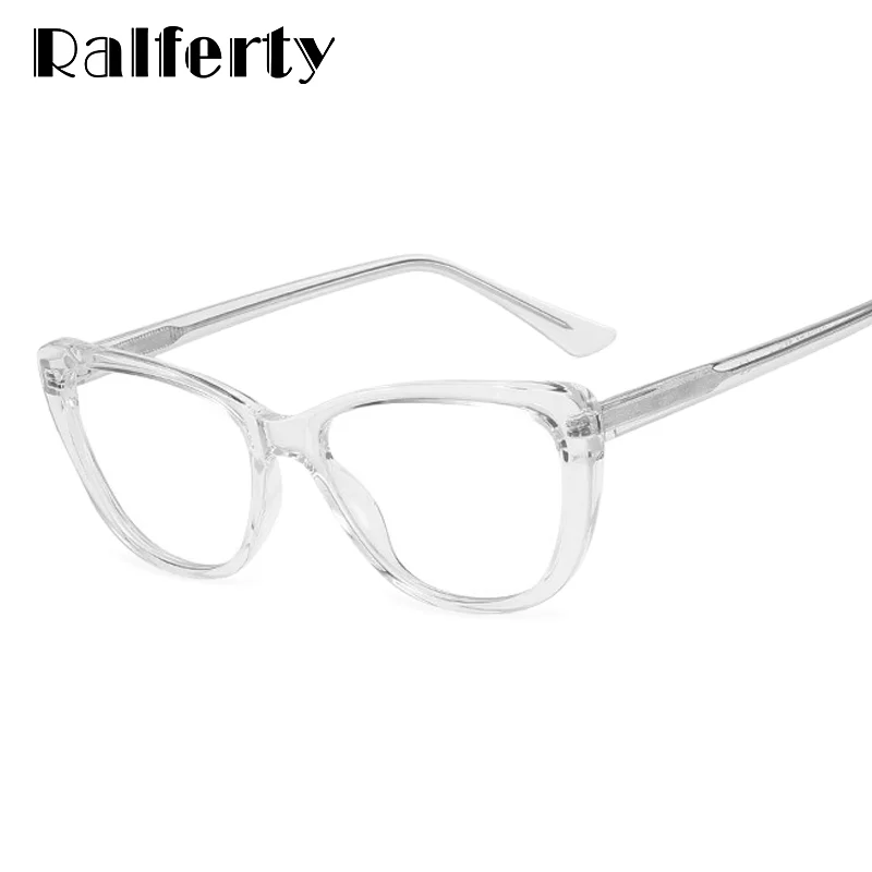 Женские прозрачные очки Ralferty TR90 солнцезащитные кошачий глаз для весны 2020|Женские