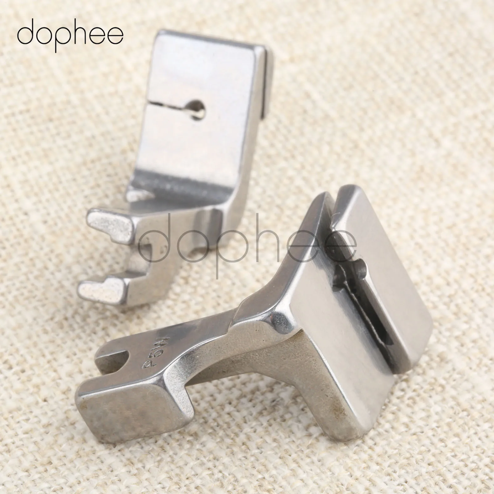 Dophee 1 шт. P5 Промышленная швейная машина стальная прижимная лапка со складками для