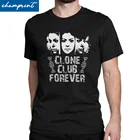 С настраиваемым потоком воздуха, клон kayfun Club Forever футболки для мужчин Темное дитя Косима Сара повседневное натуральный хлопок футболки с круглым вырезом, футболка с Короткими Рукавами Летняя одежда