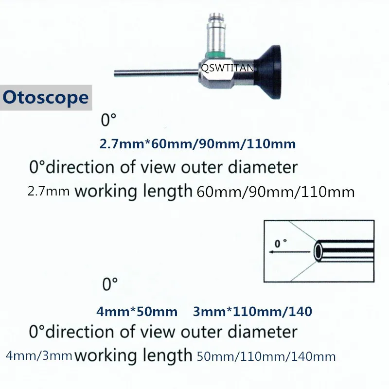 Endoscopio r&iacute;gido HD Wolf Storz, otoscopia, c&aacute;mara de endoscopia de oreja, di&aacute;metro de 2,7mm, 3mm, 4mm/0, otoscopio de 30 grados-3