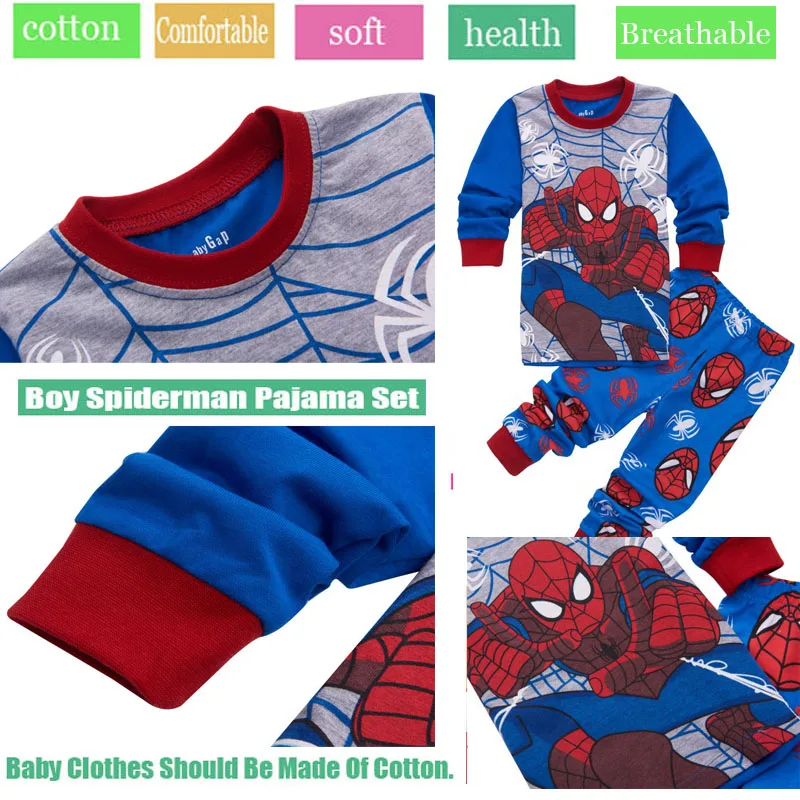 Костюм для мальчиков Пижамный костюм маленьких Новинка сезон весна-осень