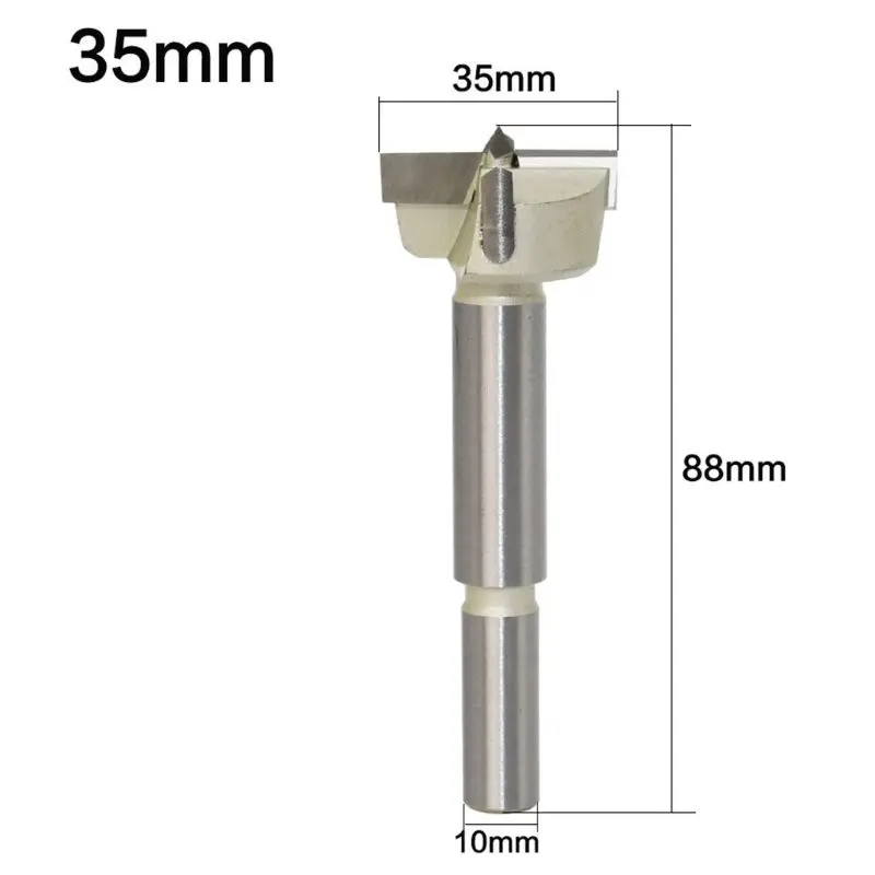 

15-45mm Drill Forstner Bits Auto Centering Hole Saw Cutter Wood Working Tool Tips Cemented Carbide Rod Hinged Bit