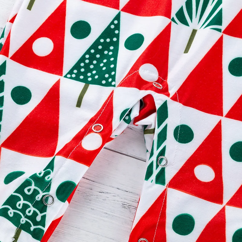 2019 Рождественский комплект топы для новорожденных мальчиков и девочек