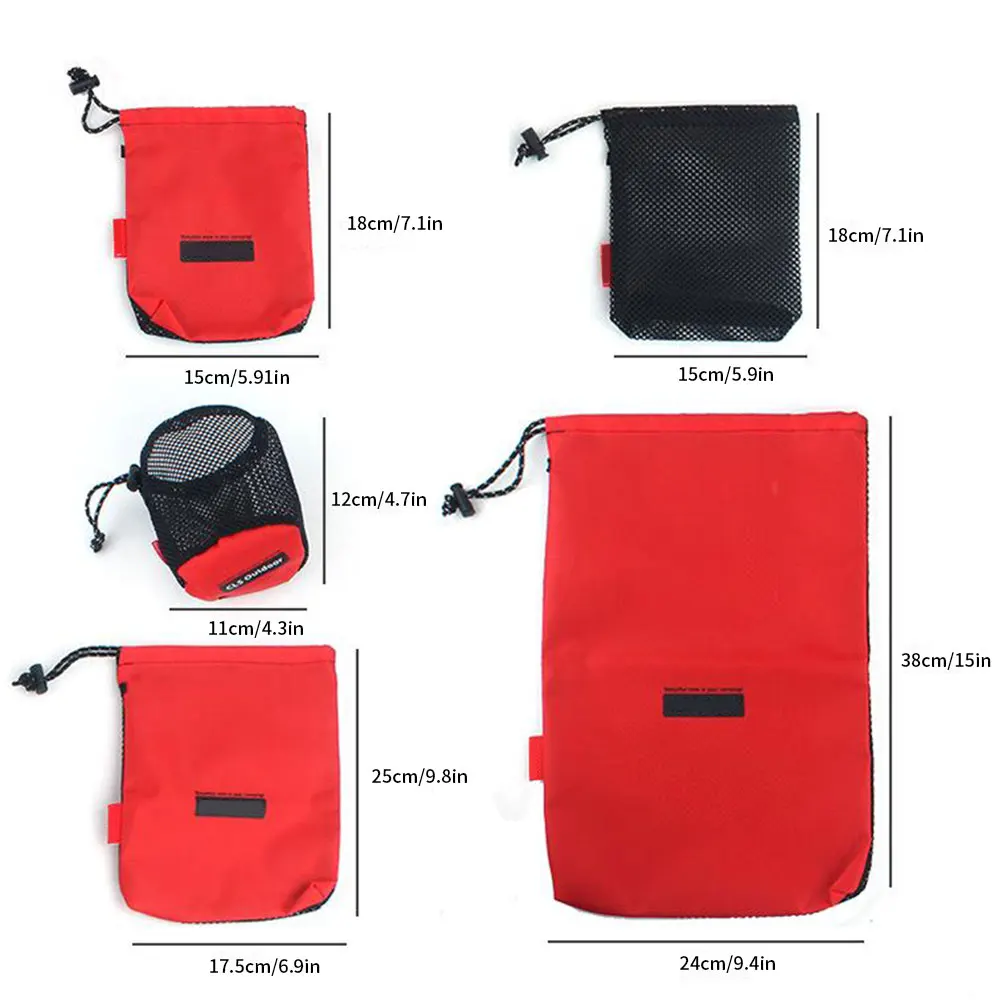 

5PCS Travel Storage Bag Set 200D Oxford Cloth Travel Mesh Bag Packing Suitcase Organiser Kit Sorting Package Case Travel Bag Set