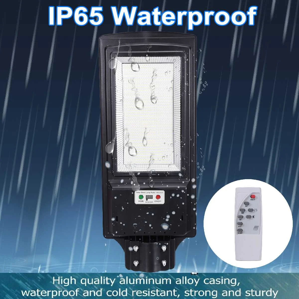 

IP65 936LEDs 6500K Waterproof Solar Street Light Solar Garden Light Lamp LED Street Solar LED Solar Light with Remote Control