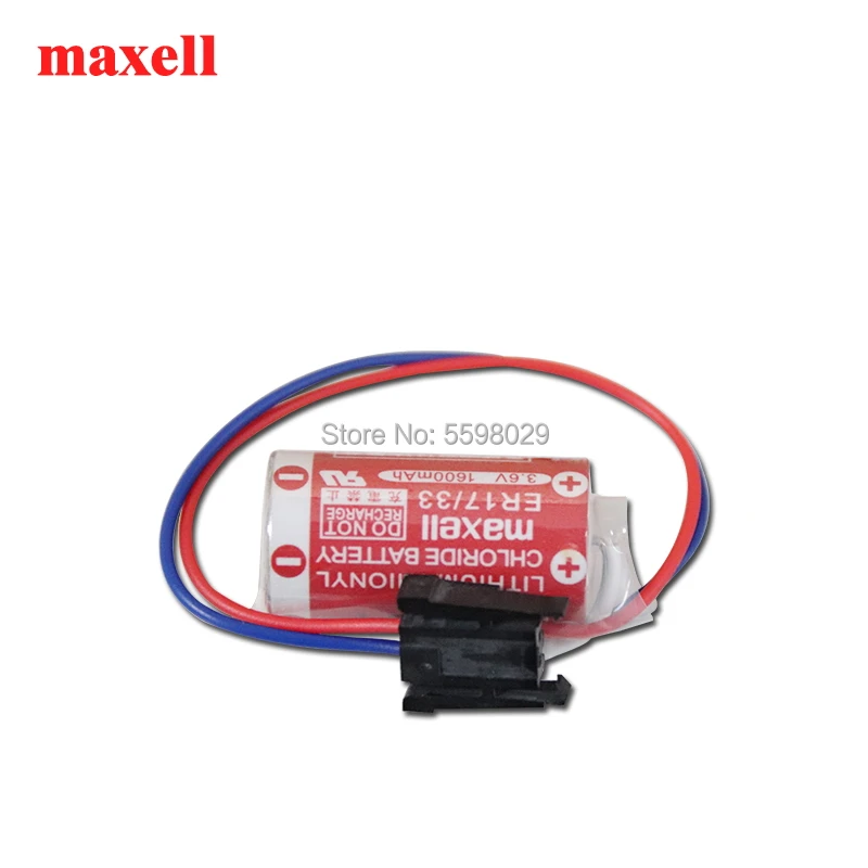5 шт./лот Новый Maxell ER17/33 ER 17/33 3 6 V 1600mah PLC Промышленный контроль литиевых батарей с