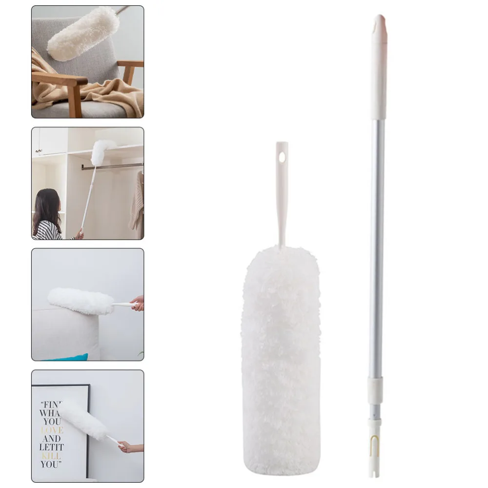 

1Set Hand Duster Telescopic Dust Sweeper Cleaning Tool Useful Duster (White