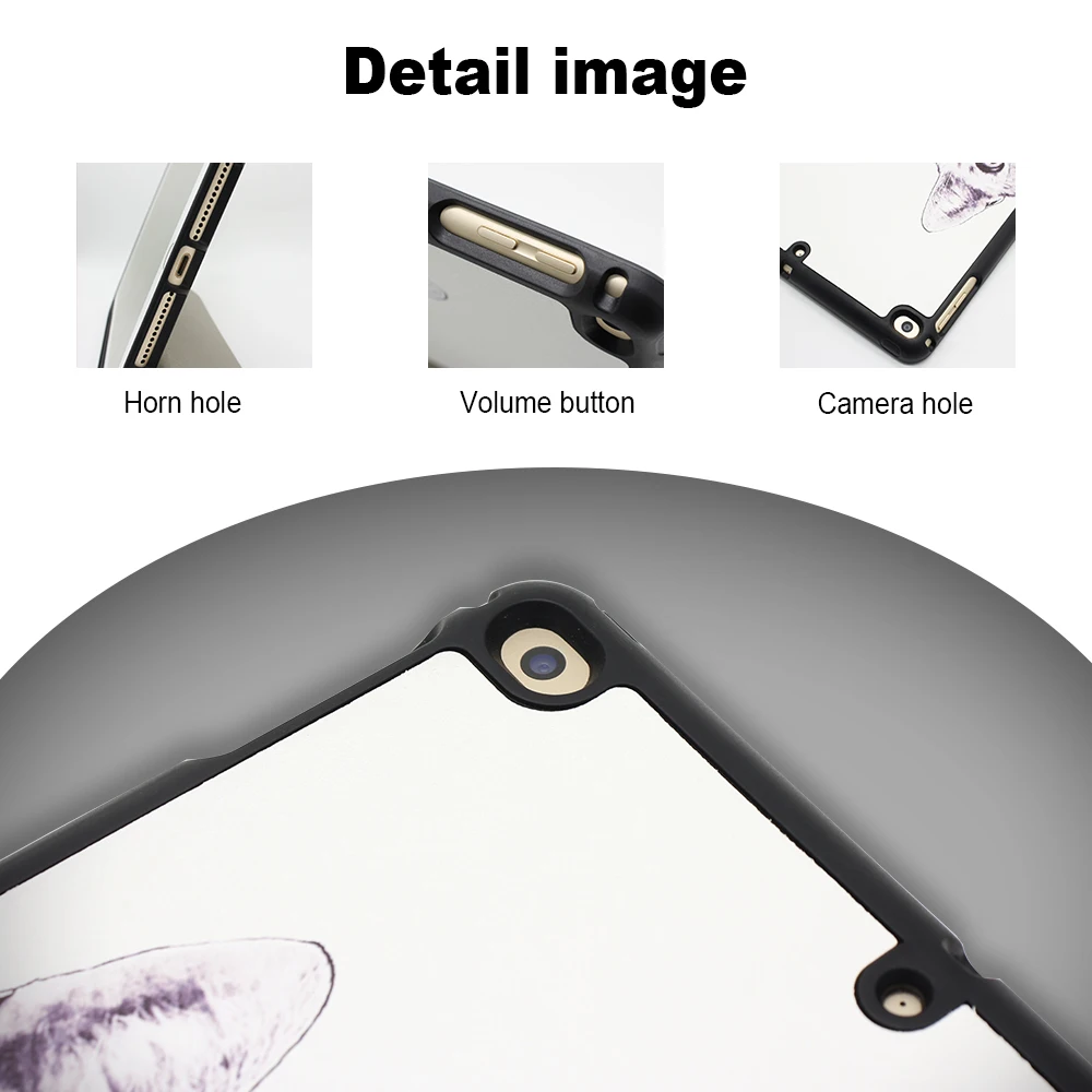 Защитный чехол iPadmini5 со слотом для ручки iPad5/6 Air1/Air2/Air3 защитный с вставкой
