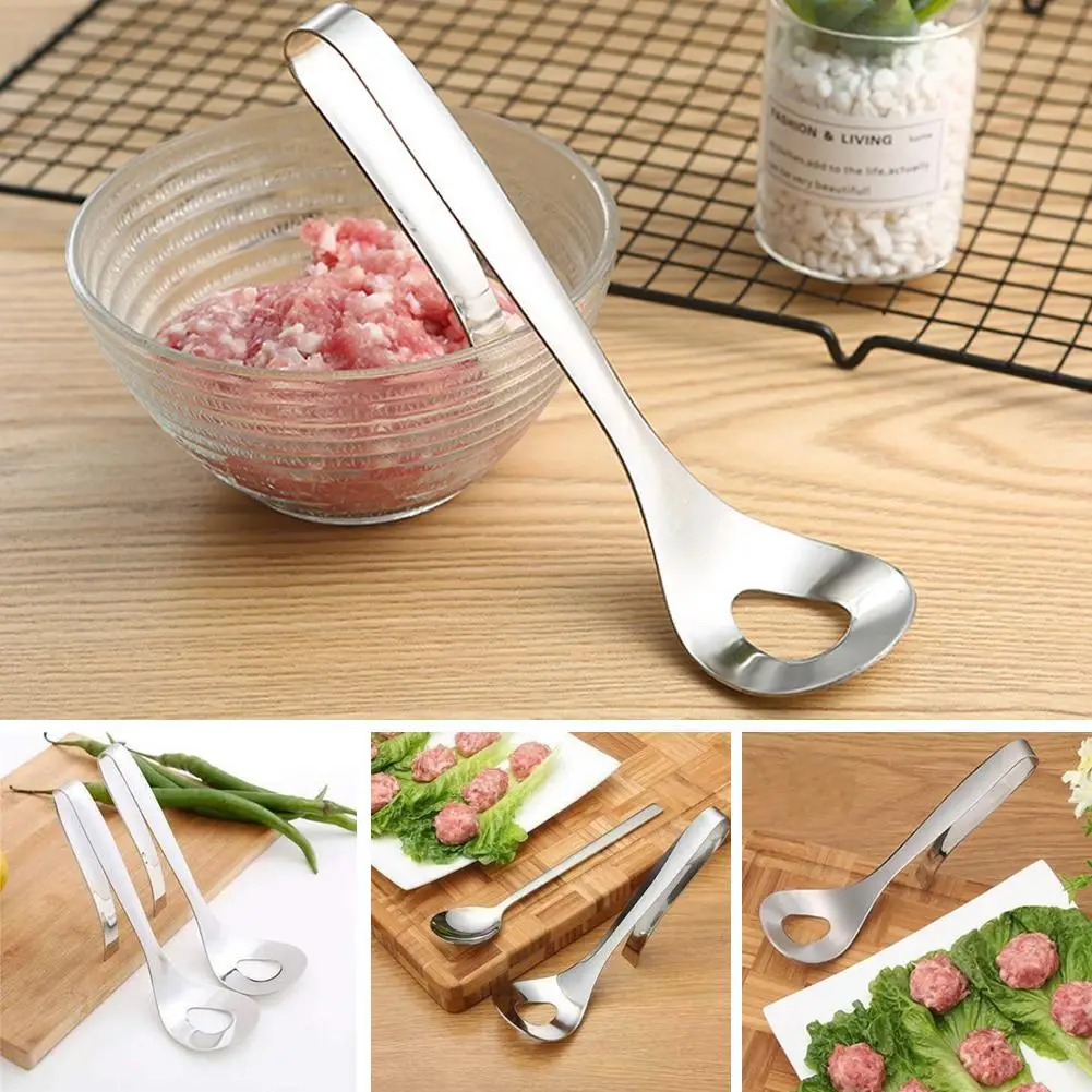 

Steel Meatball Maker Mold Household Manual Kitchen Artifact Non-stick Balls Beef Meatball Supplies Croquettes Mak Z2M6