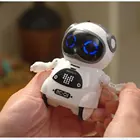 Интеллектуальный мини-робот, 1 шт., ходячая музыкальная танцевальная игрушка светильник, голосовое распознавание, разговор, повторение, умный интерактивный подарок для детей
