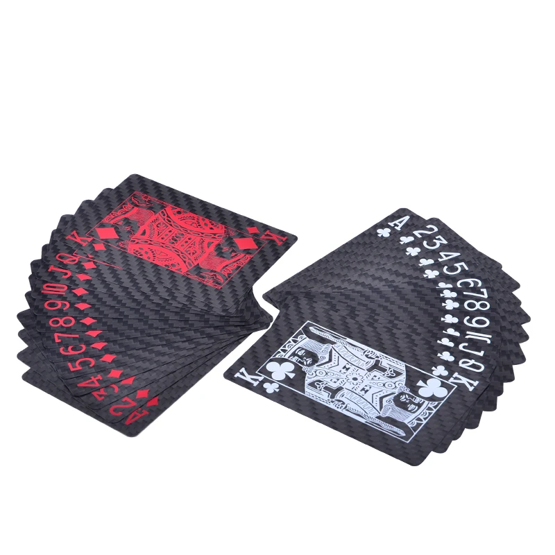 

Car Accessories Exterior Universal Fit Carbon Fiber Poker Fibre Playing Card (87x57x0.25mm/pcs)