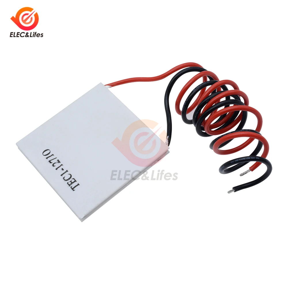 TEC1-12705 Термоэлектрический охладитель Пельтье 12V TEC1-12706 TEC1-12710 TEC1-12715 40*40 мм пластина Пельтье DIY Пельтье Elemente модуль