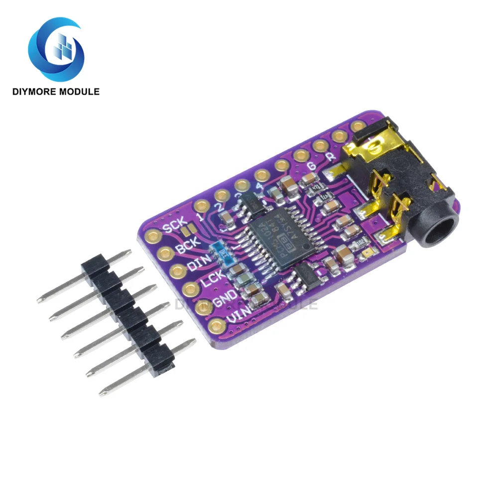 ЦАП-декодер PCM5102 интерфейс I2S звуковая карта модуль GY-PCM5102 плеера цифровая