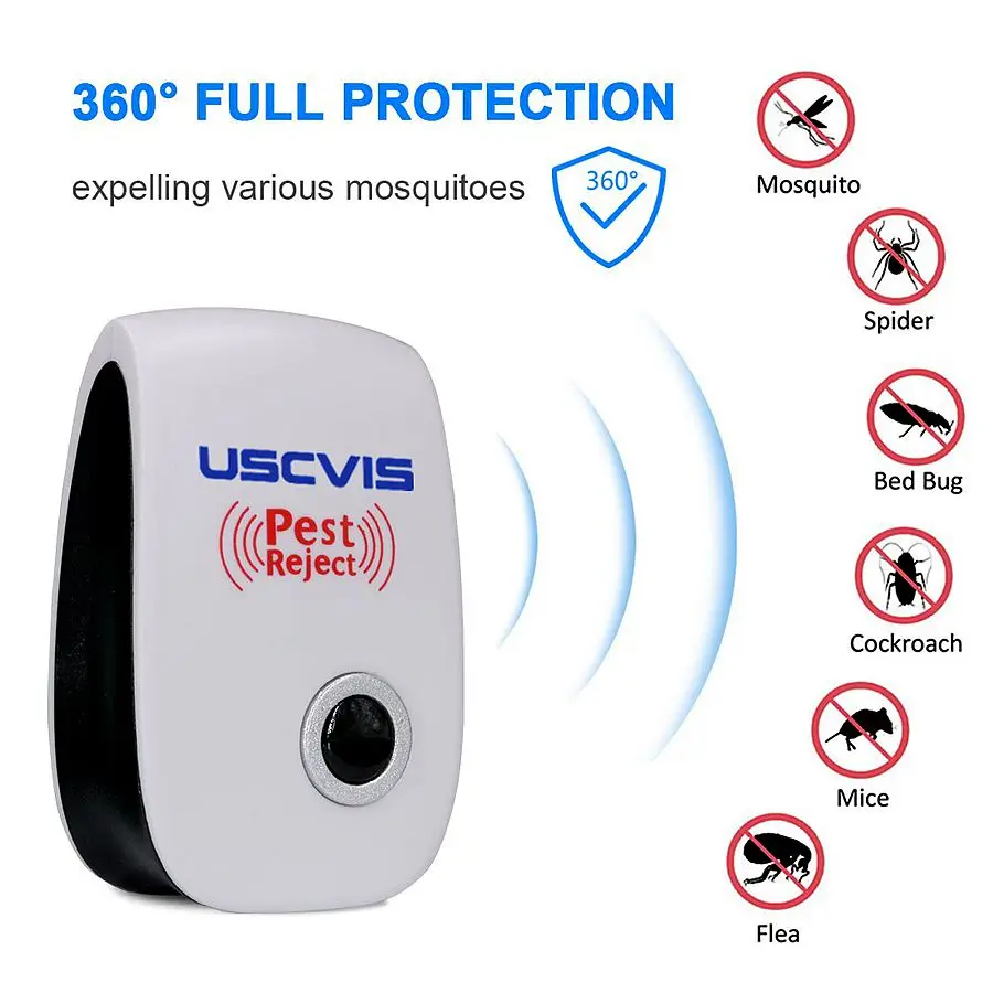 Ультразвуковой Отпугиватель вредителей 6 шт. комаров борьба с вредителями