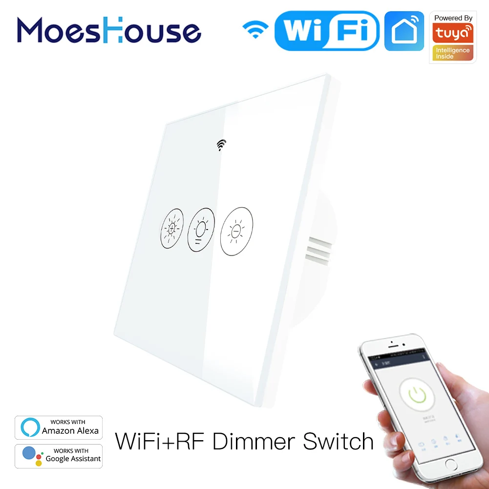 Умный регулятор светильник Smart Life/Tuya Wi Fi RF переключатель с дистанционным
