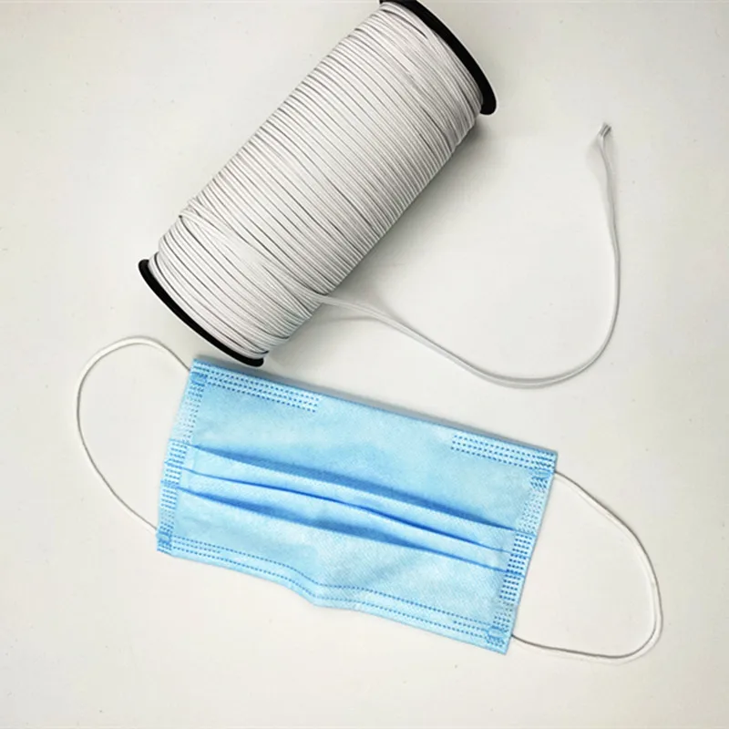 Одноразовая маска сделай сам защитная 3 мм складывающаяся эластичная лента