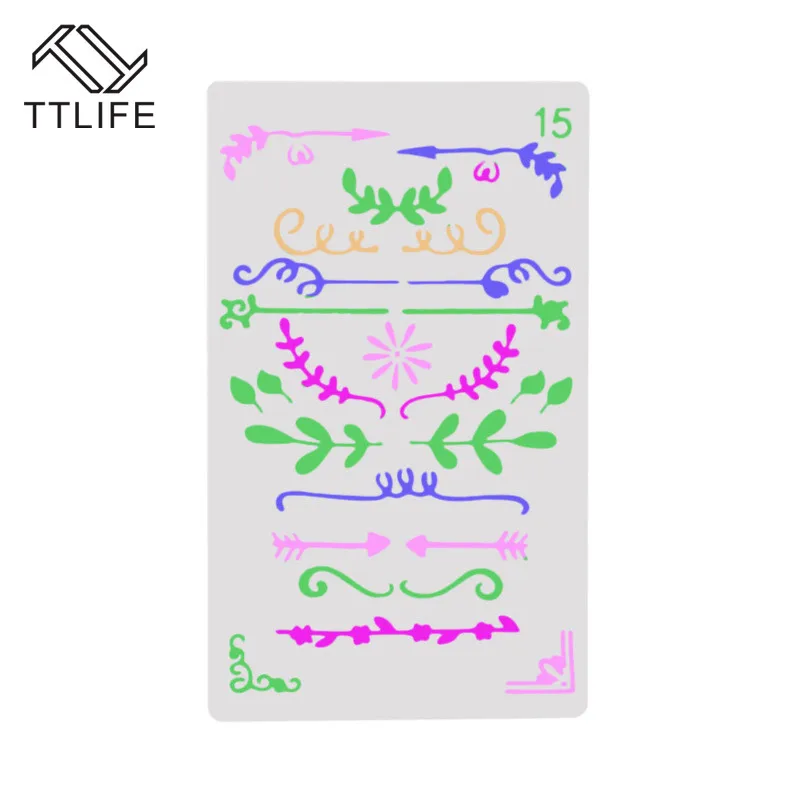 TTLIFE новые инструменты для украшения торта PP кофейная форма пластиковая гирлянда