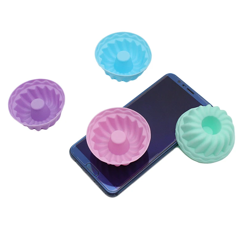 Два кольца в одном 12 шт./набор силиконовая форма для выпечки чашки кекс торт