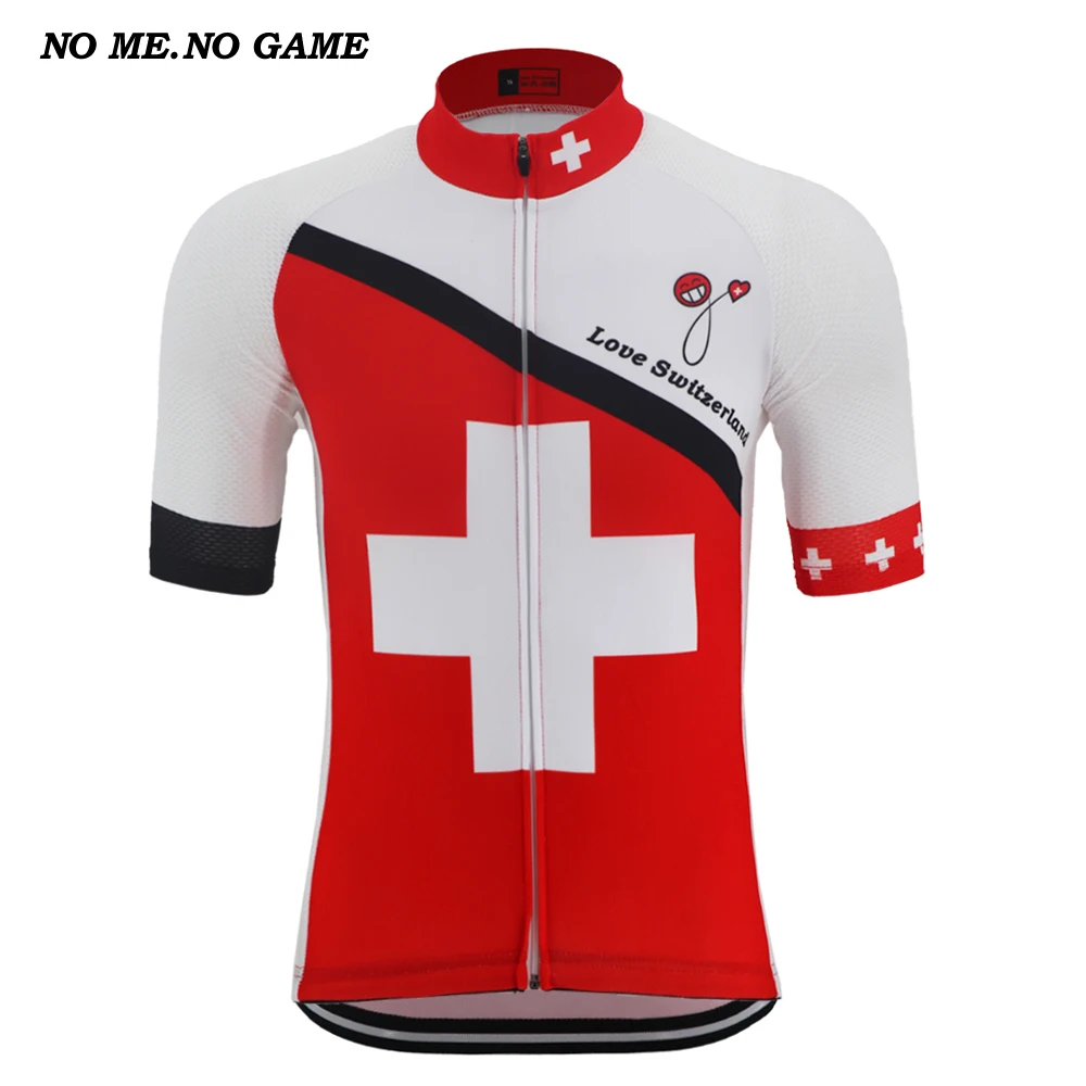 Без со мной. игры 16 Стиль Ретро Велоспорт Джерси Красный для мужчин лето