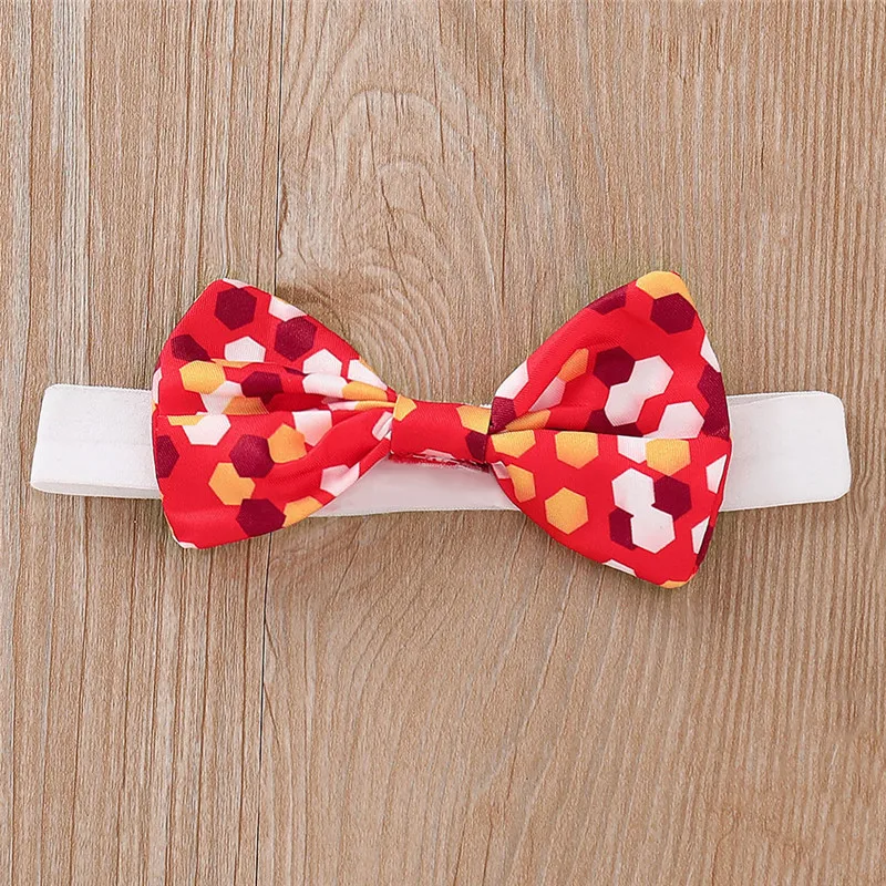 

Christmas baby set Kid Baby Girl Letter Long Sleeve Romper Dot Skirt Outfit Hairband Christmas Xmas #4S26