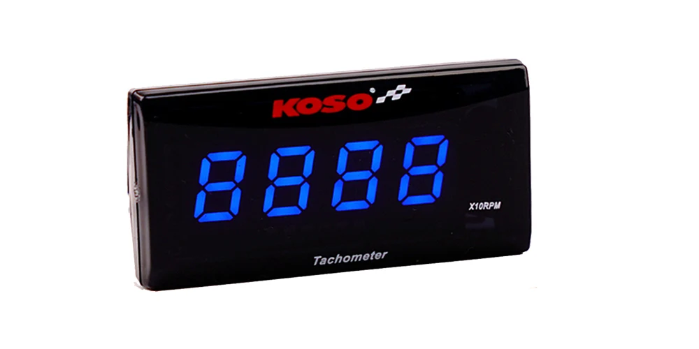 Мини ЖК-дисплей Koso датчик напряжения мотоцикла цифровой термометр Калибр синий/красный светодиодный ТЕМПЕРАТУРА ВОДЫ Цифровой дисплей метр