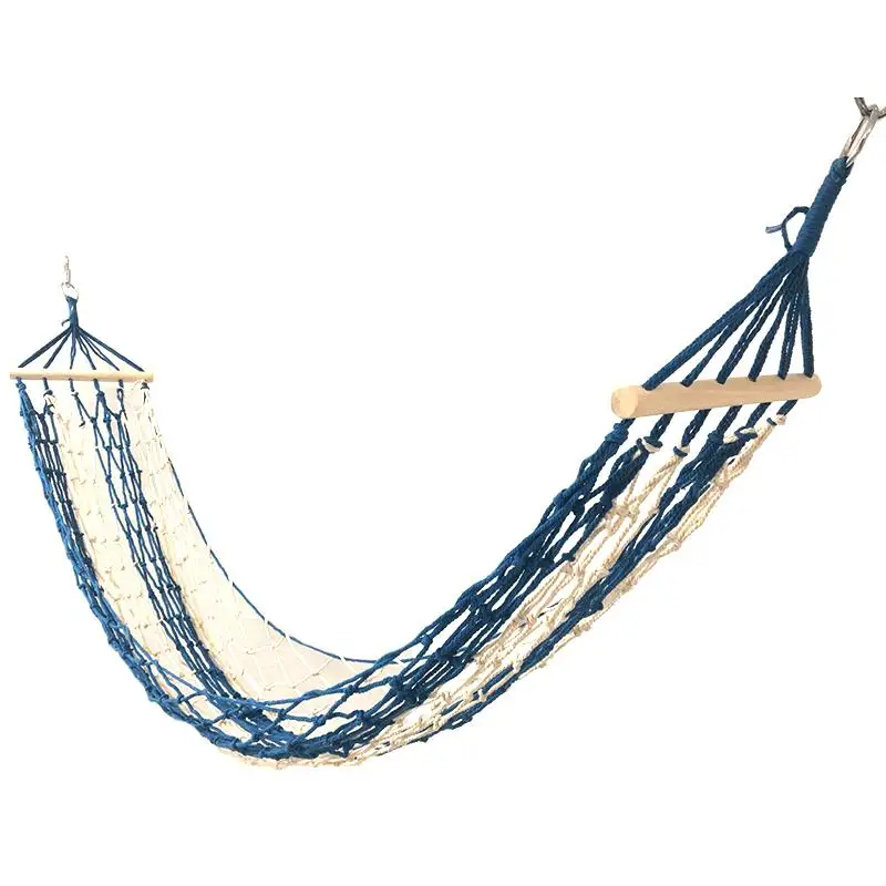 

Подвесная кровать для кемпинга, портативный нейлоновый сетчатый гамак, синяя, зеленая, красная, подвесное складное кресло-качели для патио, ...