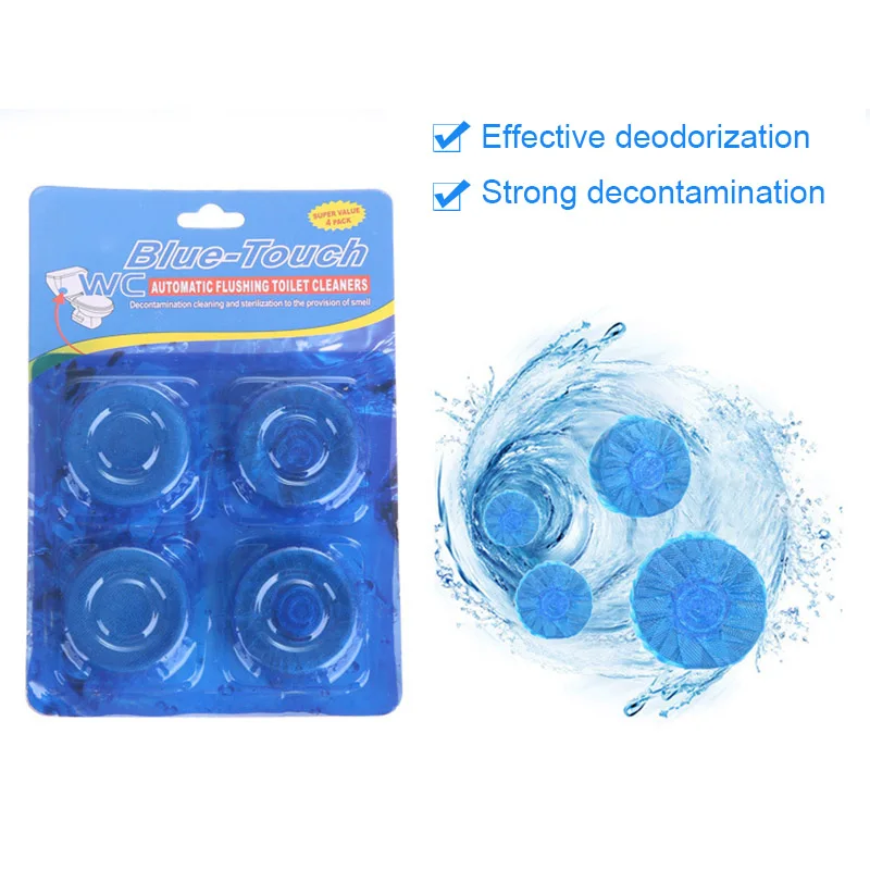 

Toilet Cleaner Ball Powerful Automatic Flush Toilet Bowl Deodorizer For Bathroom Cleaning DIN889